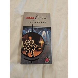 Pink Floyd In Concert Delicate Sound of Thunder VHS 1989 CMV Slipcase